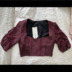 Zara Floral Crop Top